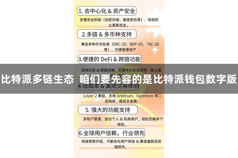 比特派多链生态 咱们要先容的是比特派钱包数字版