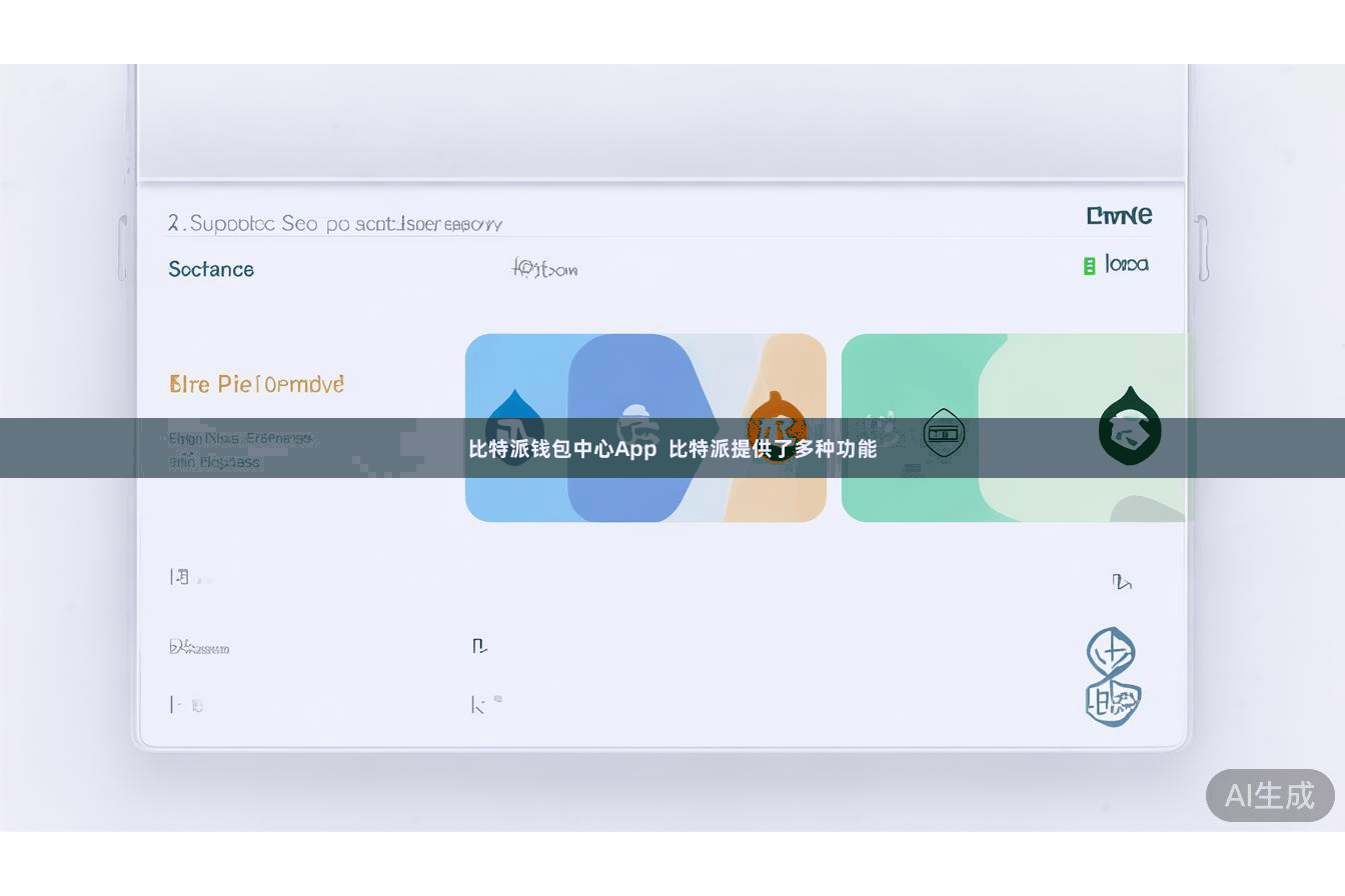 比特派钱包中心App  比特派提供了多种功能